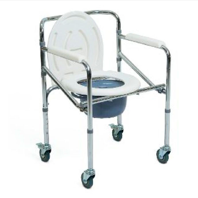 Silla sanitaria con ruedas